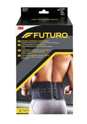 Sie sehen eine Packung FUTURO™ Rücken-Bandage, anpassbar, 1 Stück, Produktbild: 01 FUTURO™ Rücken-Bandage, anpassbar, 1 Stück, A-Nr.: 3885861 - 01