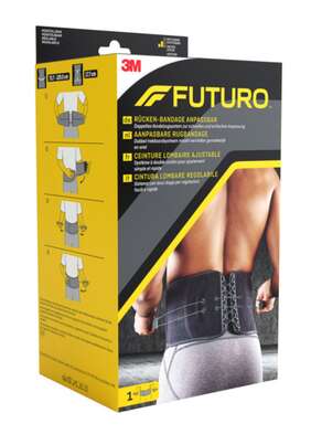 Sie sehen eine Packung FUTURO™ Rücken-Bandage, anpassbar, 1 Stück, Produktbild: 02 FUTURO™ Rücken-Bandage, anpassbar, 1 Stück, A-Nr.: 3885861 - 02