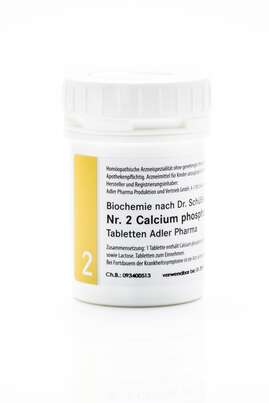 Sie sehen eine Packung Schüßler Salz Adler Nr. 2 D6 Tabletten, 100 Gramm, Produktbild: 01 Schüßler Salz Adler Nr. 2 D6 Tabletten, 100 Gramm, A-Nr.: 2261584 - 01