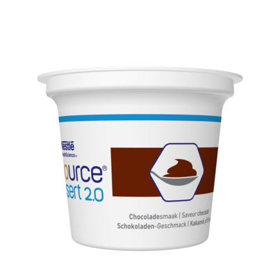 Sie sehen eine Packung Resource Dessert 2.0 Schokolade, 4 Stück, Produktbild: 01 Resource Dessert 2.0 Schokolade, 4 Stück, A-Nr.: 4629976 - 01