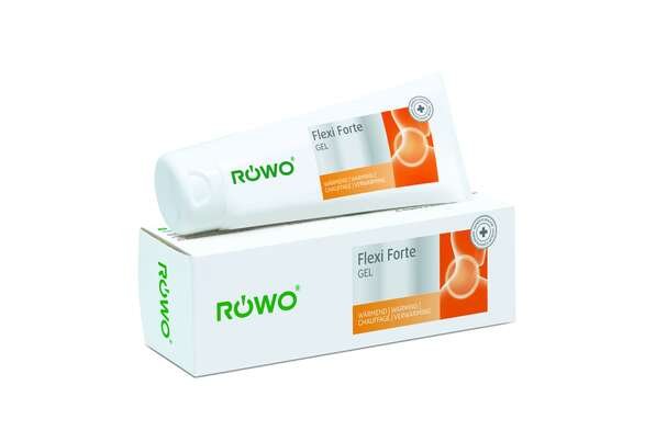 Sie sehen eine Packung RÖWO Flexi Forte Gel, 50 Milliliter, Produktbild: 01 RÖWO Flexi Forte Gel, 50 Milliliter, A-Nr.: 3895693 - 01