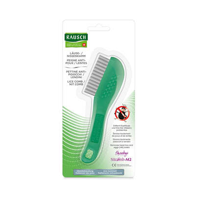 Sie sehen eine Packung RAUSCH LÄUSE- /NISSENKAMM, 1 Stück, Produktbild: 01 RAUSCH LÄUSE- /NISSENKAMM, 1 Stück, A-Nr.: 2744325 - 01