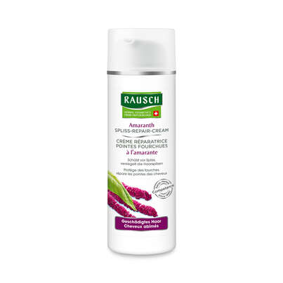 Sie sehen eine Packung RAUSCH Amaranth SPLISS-REPAIR-CREAM, 50 Milliliter, Produktbild: 01 RAUSCH Amaranth SPLISS-REPAIR-CREAM, 50 Milliliter, A-Nr.: 4302643 - 01