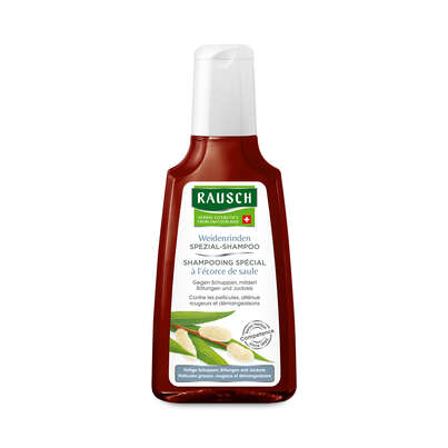 Sie sehen eine Packung RAUSCH Weidenrinden SPEZIAL-SHAMPOO, 200 Milliliter, Produktbild: 01 RAUSCH Weidenrinden SPEZIAL-SHAMPOO, 200 Milliliter, A-Nr.: 2856395 - 01