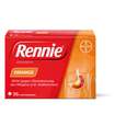 Sie sehen eine Packung Rennie® Antacidum Orange-Lutschtabletten, 36 Stück, Produktbild: 01 Rennie® Antacidum Orange-Lutschtabletten, 36 Stück, A-Nr.: 4208281 - 01