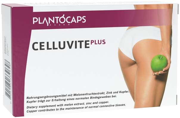 Sie sehen eine Packung plantoCAPS CELLUVITE PLUS Kapseln, 60 Stück, Produktbild: 01 plantoCAPS CELLUVITE PLUS Kapseln, 60 Stück, A-Nr.: 4294116 - 01