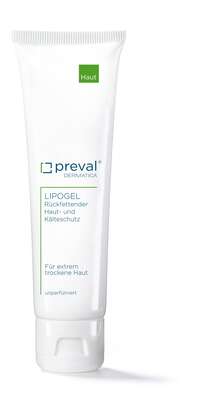 Sie sehen eine Packung preval LIPOGEL Hautschutz, 400 Gramm, Produktbild: 01 preval LIPOGEL Hautschutz, 400 Gramm, A-Nr.: 4084614 - 01