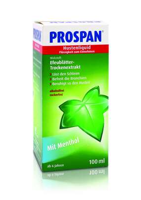 Sie sehen eine Packung Prospan® Hustenliquid in der Flasche, 100 Milliliter, Produktbild: 01 Prospan® Hustenliquid in der Flasche, 100 Milliliter, A-Nr.: 4473511 - 01