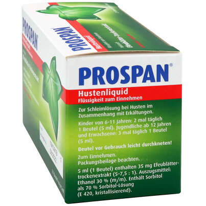 Sie sehen eine Packung Prospan® Hustenliquid in der Flasche, 100 Milliliter, Produktbild: 02 Prospan® Hustenliquid in der Flasche, 100 Milliliter, A-Nr.: 4473511 - 02