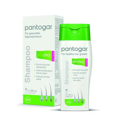 Sie sehen eine Packung Pantogar Hair Shampoo Women 200ml, 200 Milliliter, Produktbild: 01 Pantogar Hair Shampoo Women 200ml, 200 Milliliter, A-Nr.: 4839780 - 01