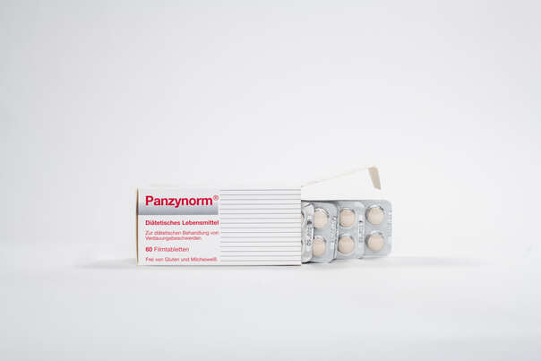 Sie sehen eine Packung Panzynorm Filmtabletten, 60 Stück, Produktbild: 03 Panzynorm Filmtabletten, 60 Stück, A-Nr.: 4020910 - 03