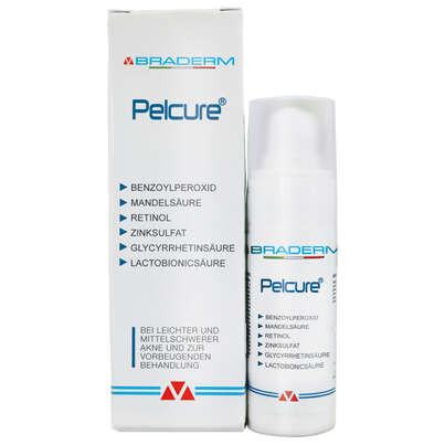 Sie sehen eine Packung PELCURE CREME, 30 Milliliter, Produktbild: 01 PELCURE CREME, 30 Milliliter, A-Nr.: 4882600 - 01