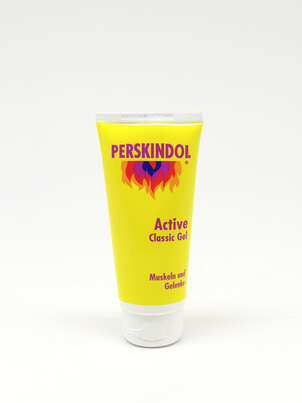 Sie sehen eine Packung PERSKINDOL AKTIVE GEL CLASS, 100 Gramm, Produktbild: 01 PERSKINDOL AKTIVE GEL CLASS, 100 Gramm, A-Nr.: 1574186 - 01