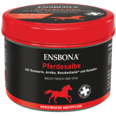 Sie sehen eine Packung Ensbona® Pferdesalbe, 500 Milliliter, Produktbild: 01 Ensbona® Pferdesalbe, 500 Milliliter, A-Nr.: 3035973 - 01