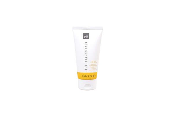 Sie sehen eine Packung pH ANTI TRANSPIRANT Fuß-Creme, 50 Milliliter, Produktbild: 03 pH ANTI TRANSPIRANT Fuß-Creme, 50 Milliliter, A-Nr.: 4550602 - 03