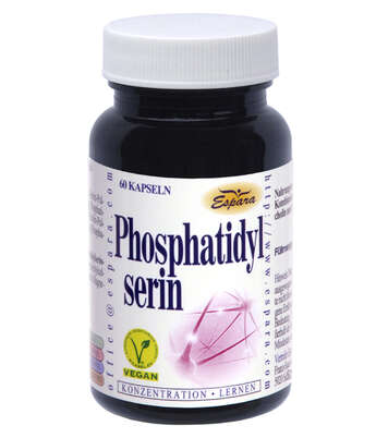 Sie sehen eine Packung Espara Phosphatidylserin Kapseln, 60 Stück, Produktbild: 02 Espara Phosphatidylserin Kapseln, 60 Stück, A-Nr.: 2713661 - 02