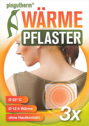 Sie sehen eine Packung Pingutherm Sofort-Wärme Pflaster, 5 Stück, Produktbild: 01 Pingutherm Sofort-Wärme Pflaster, 5 Stück, A-Nr.: 3958761 - 01