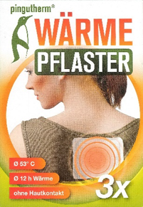 Sie sehen eine Packung Pingutherm Sofort-Wärme Pflaster, 5 Stück, Produktbild: 02 Pingutherm Sofort-Wärme Pflaster, 5 Stück, A-Nr.: 3958761 - 02