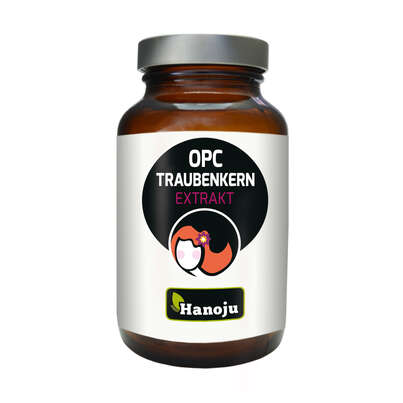 Hanoju OPC Traubenkern Extrakt Kapseln 400mg, 90 Stück, A-Nr.: 4385356 - 01