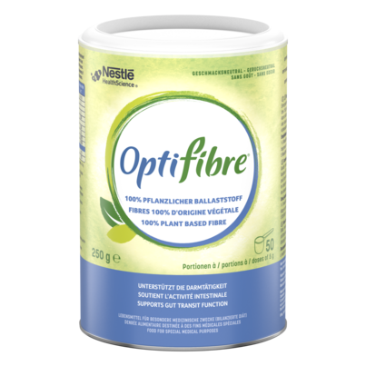 Sie sehen eine Packung OptiFibre® 6x250g, 6 Stück, Produktbild: 01 OptiFibre® 6x250g, 6 Stück, A-Nr.: 4313635 - 01