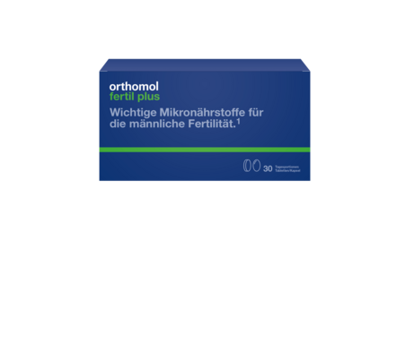 Sie sehen eine Packung Orthomol Fertil Plus, 30 Stück, Produktbild: 01 Orthomol Fertil Plus, 30 Stück, A-Nr.: 3869796 - 01