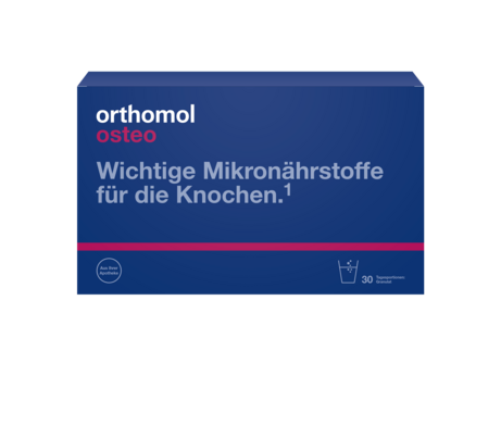 Sie sehen eine Packung Orthomol Osteo, 30 Stück, Produktbild: 01 Orthomol Osteo, 30 Stück, A-Nr.: 2413597 - 01