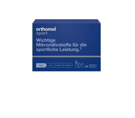 Sie sehen eine Packung Orthomol Sport Trinkfl, 30 Stück, Produktbild: 01 Orthomol Sport Trinkfl, 30 Stück, A-Nr.: 2863969 - 01