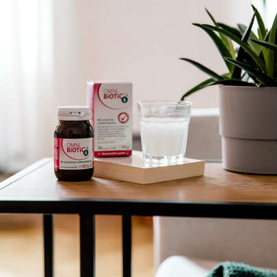 Sie sehen eine Packung OMNi-BiOTiC® 6, 2x60g, 120 Gramm, Produktbild: 03 OMNi-BiOTiC® 6, 2x60g, 120 Gramm, A-Nr.: 3133486 - 03