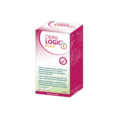 Sie sehen eine Packung OMNi-LOGiC® PLUS, 450g, 450 Gramm, Produktbild: 01 OMNi-LOGiC® PLUS, 450g, 450 Gramm, A-Nr.: 4311470 - 01