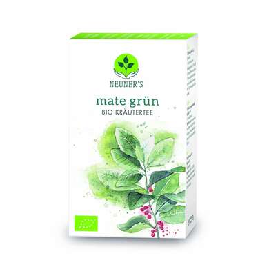 Sie sehen eine Packung Mate grün BIO, 20 Stück, Produktbild: 01 Mate grün BIO, 20 Stück, A-Nr.: 3055697 - 01
