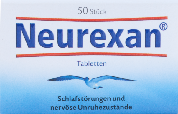 Sie sehen eine Packung Neurexan® Tabletten, 50 Stück, Produktbild: 03 Neurexan® Tabletten, 50 Stück, A-Nr.: 4231601 - 03