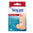 Sie sehen eine Packung Nexcare™ Bloodstop Strips, 3 Grössen assortiert, 14 Stk., 14 Stück, Produktbild: 01 Nexcare™ Bloodstop Strips, 3 Grössen assortiert, 14 Stk., 14 Stück, A-Nr.: 2996386 - 01
