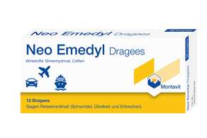 Neo Emedyl Dragees, 12 Stück, A-Nr.: 0037262 - 01