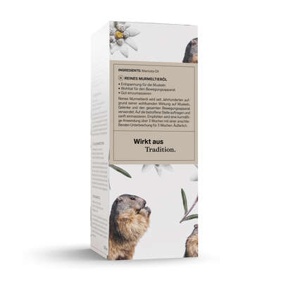 Sie sehen eine Packung Murmelin Öl, reines Murmeltieröl, 100 Milliliter, Produktbild: 02 Murmelin Öl, reines Murmeltieröl, 100 Milliliter, A-Nr.: 3837922 - 02