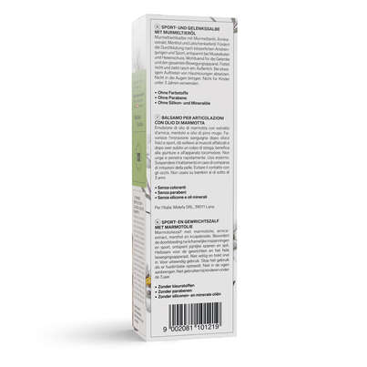 Sie sehen eine Packung MURMELIN SPORT UND GELENKSSALBE 60ml, 60 Milliliter, Produktbild: 03 MURMELIN SPORT UND GELENKSSALBE 60ml, 60 Milliliter, A-Nr.: 0589151 - 03