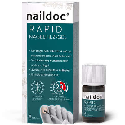 naildoc® RAPID Nagelpilz Behandlungs-Gel, 5 Milliliter, A-Nr.: 4842931 - 01