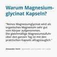 Sie sehen eine Packung Casida Magnesiumglycinat Kapseln Vital, 120 Stück, Produktbild: 02 Casida Magnesiumglycinat Kapseln Vital, 120 Stück, A-Nr.: 4895749 - 02