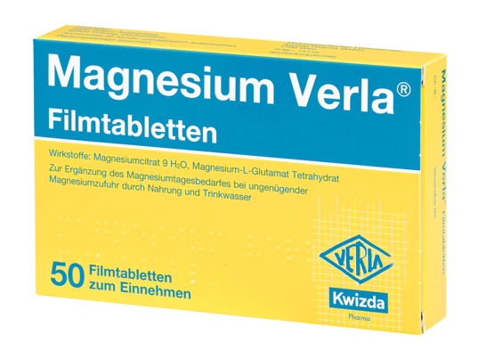 Magnesium Verla - Filmtabletten, 50 Stück, A-Nr.: 0554201 - 01