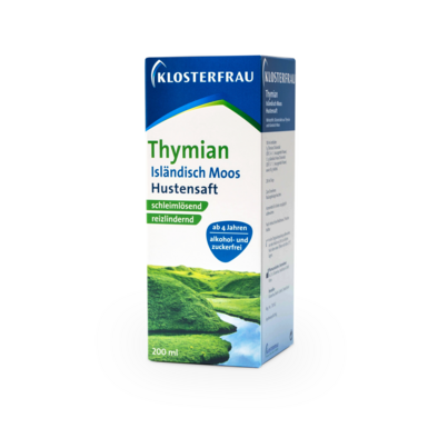 Klosterfrau Thymian Isländisch Moos Hustensaft, 200 Milliliter, A-Nr.: 4481433 - 01