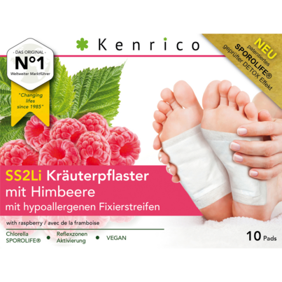 Sie sehen eine Packung SS2Li Kräuterpflaster mit Himbeere, Produktbild: 02 SS2Li Kräuterpflaster mit Himbeere, A-Nr.: 4302488 - 02