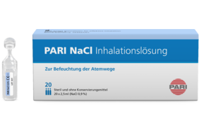 PARI NaCl 0,9% Inhalationslösung, 50 Milliliter, A-Nr.: 2726899 - 01