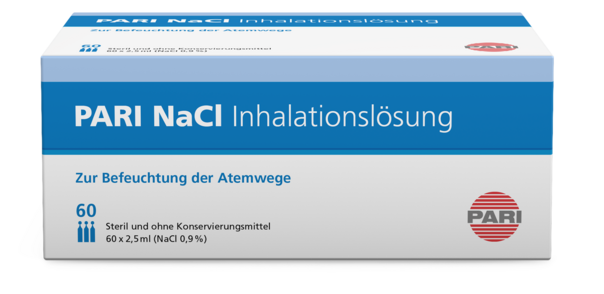 PARI NaCl 0,9% Inhalationslösung, 1 Stück, A-Nr.: 3550729 - 01