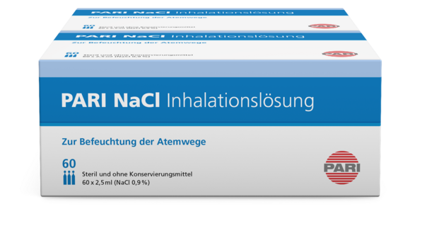 PARI NaCl 0,9% Inhalationslösung, 1 Stück, A-Nr.: 3455563 - 01
