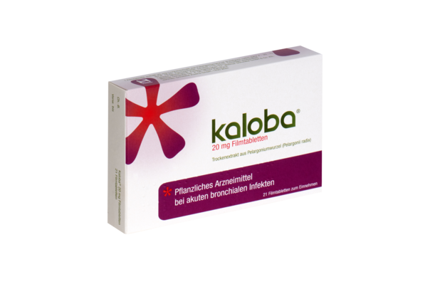 Kaloba® 20 mg Filmtabletten, 21 Stück, A-Nr.: 4958585 - 01