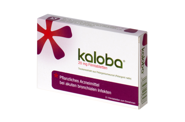 Kaloba® 20 mg Filmtabletten, 21 Stück, A-Nr.: 4958585 - 02