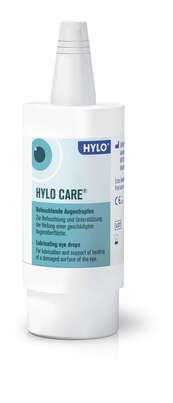 Sie sehen eine Packung Hylo-Care Augentropfen, 10 Milliliter, Produktbild: 02 Hylo-Care Augentropfen, 10 Milliliter, A-Nr.: 4113706 - 02