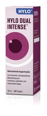 Sie sehen eine Packung Hylo Dual Intense, Produktbild: 01 Hylo Dual Intense, A-Nr.: 5222018 - 01