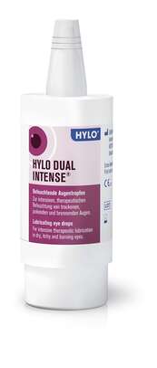 Sie sehen eine Packung Hylo Dual Intense, Produktbild: 03 Hylo Dual Intense, A-Nr.: 5222018 - 03