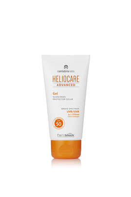 Sie sehen eine Packung Heliocare Advanced Gel SPF 50, 50 Milliliter, Produktbild: 01 Heliocare Advanced Gel SPF 50, 50 Milliliter, A-Nr.: 2856194 - 01