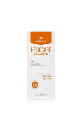 Sie sehen eine Packung Heliocare Advanced Gel SPF 50, 50 Milliliter, Produktbild: 02 Heliocare Advanced Gel SPF 50, 50 Milliliter, A-Nr.: 2856194 - 02